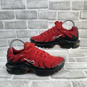 Nike Air Max Plus TN University Red Women's Size 7- 5.5 Y Sneaker Shoes